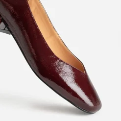 Eram Ballerines^Babies verni décolleté cœur BORDEAUX