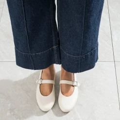 Eram Ballerines^Babies écru à bride ECRU