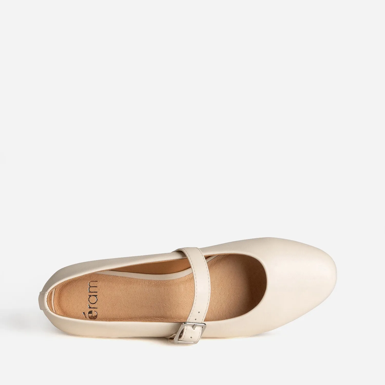 Eram Ballerines^Babies écru à bride ECRU