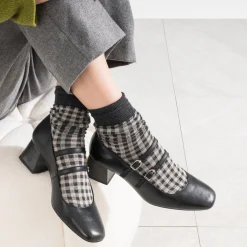 Eram Escarpins^Babies cuir à fines brides NOIR