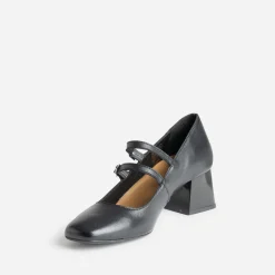 Eram Escarpins^Babies cuir à fines brides NOIR