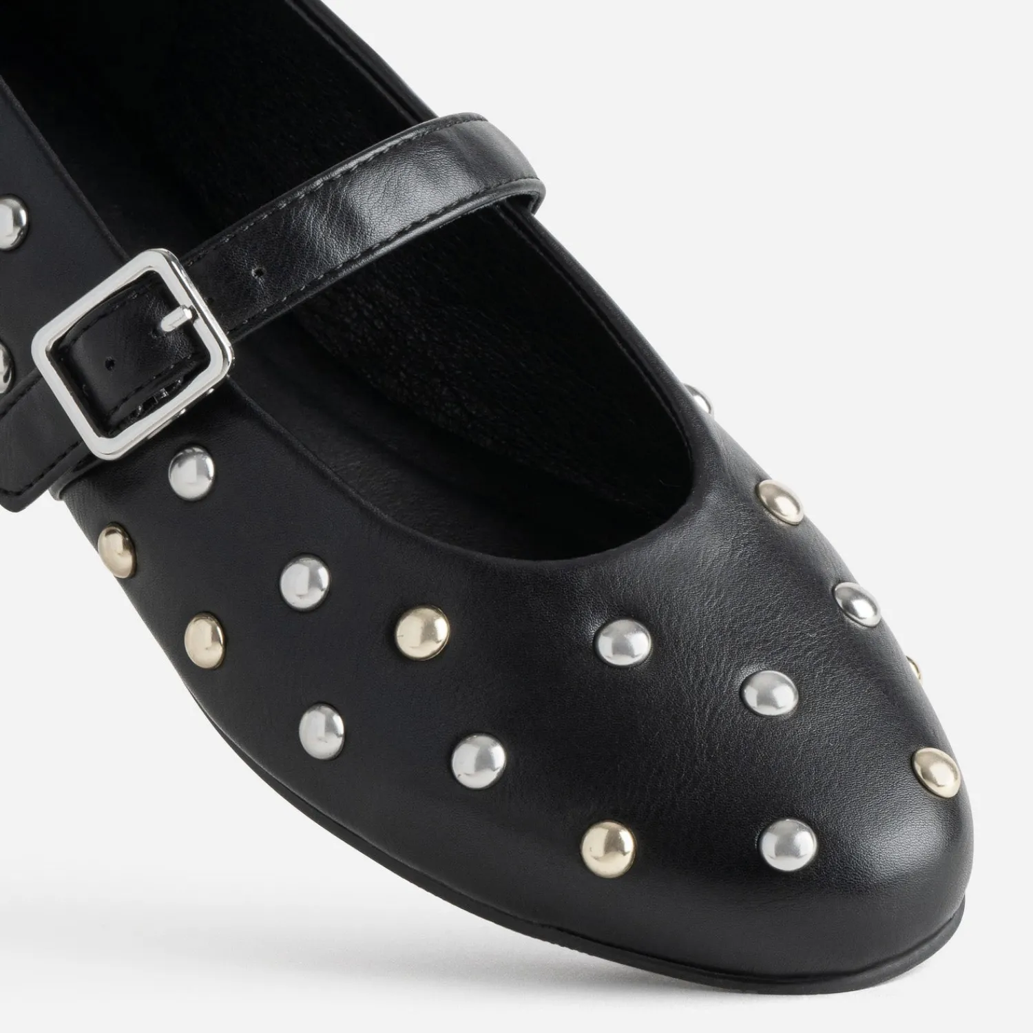 Eram Ballerines^Babies e décor clous NOIR