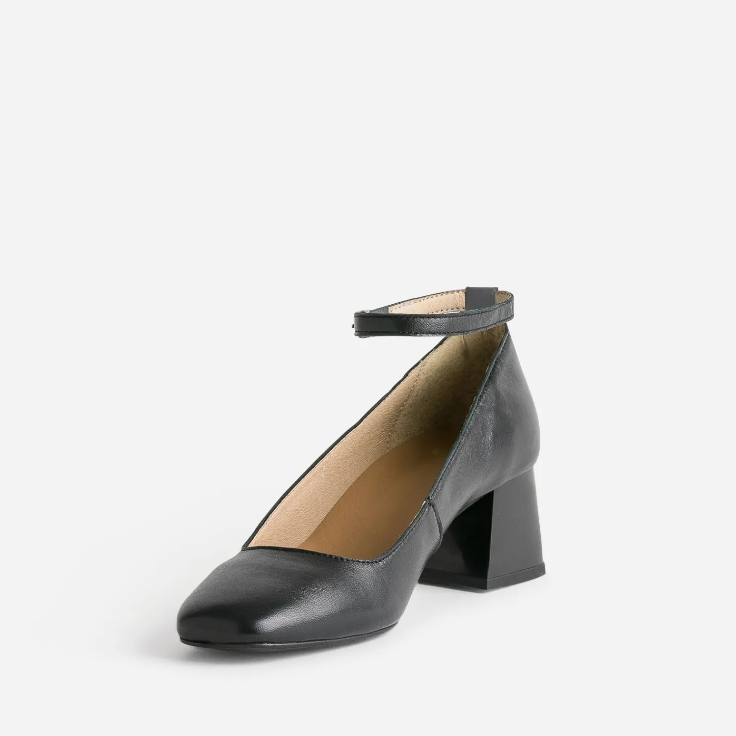 Eram Escarpins^Babies e en cuir NOIR