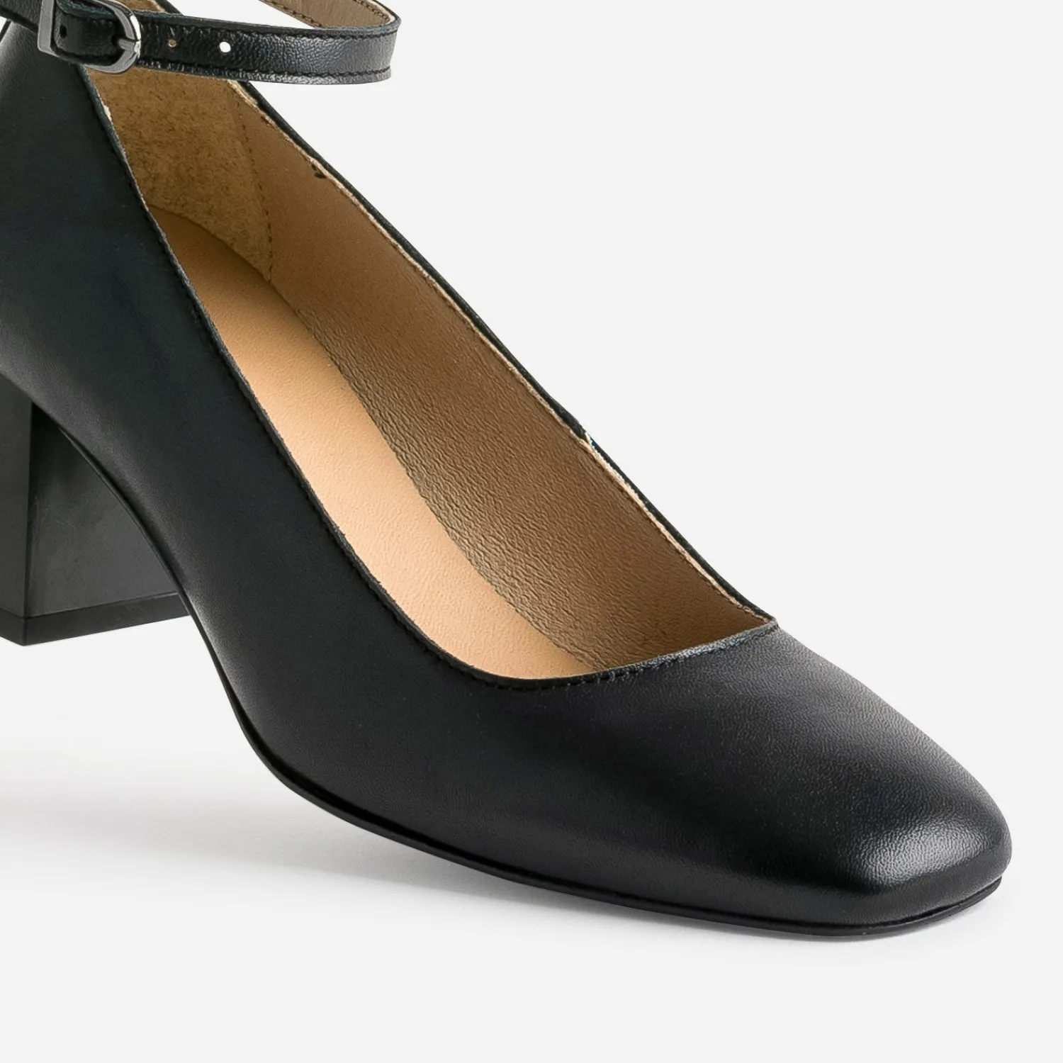 Eram Escarpins^Babies e en cuir NOIR