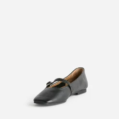 Eram Ballerines^Babies e plate à bride NOIR
