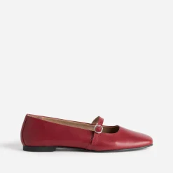 Eram Ballerines^Babies plate à bride ROUGE