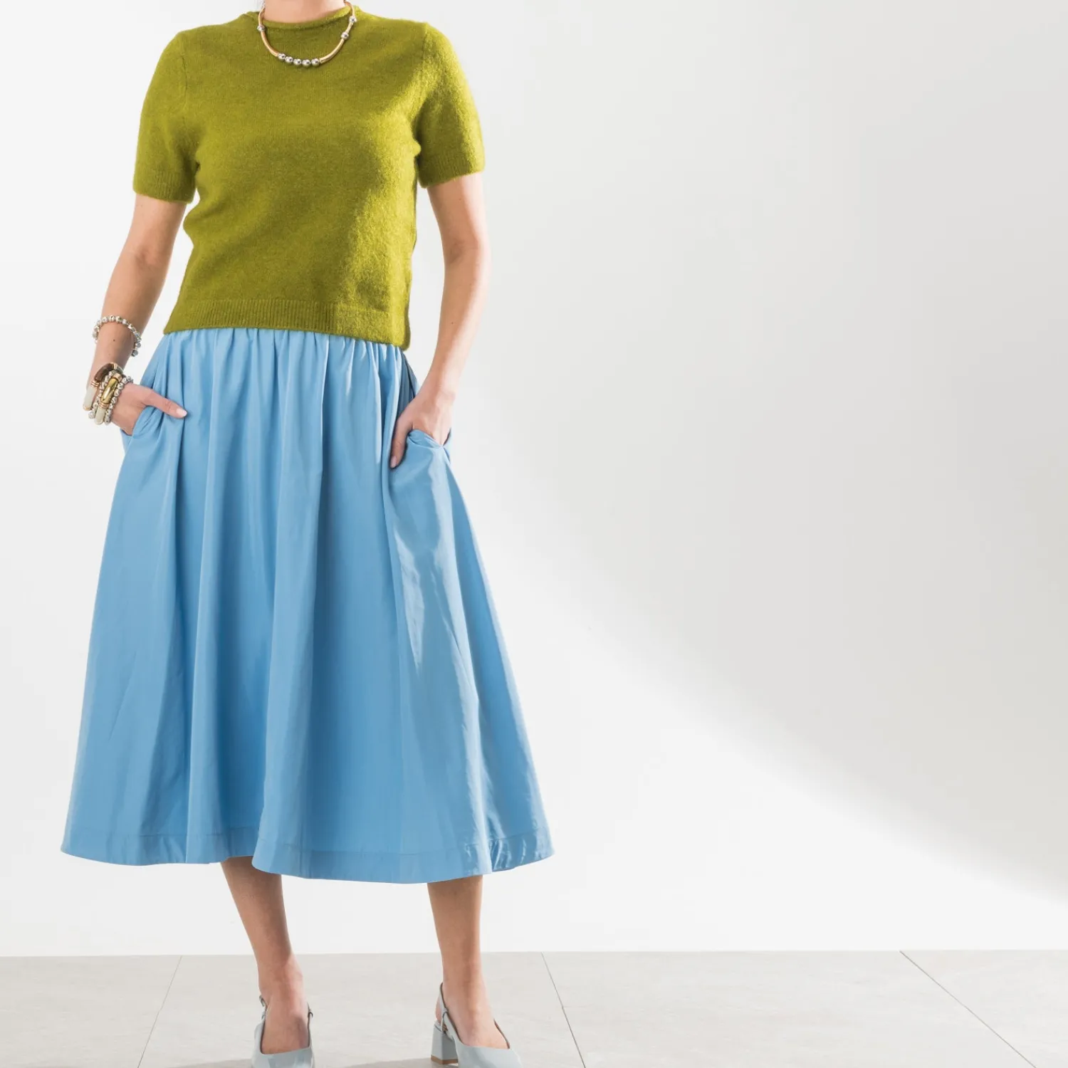 Eram Escarpins^Babies slingback baby blue vernies BLEU