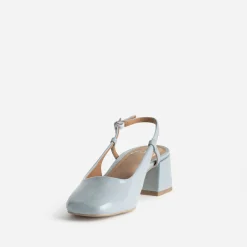 Eram Escarpins^Babies slingback baby blue vernies BLEU