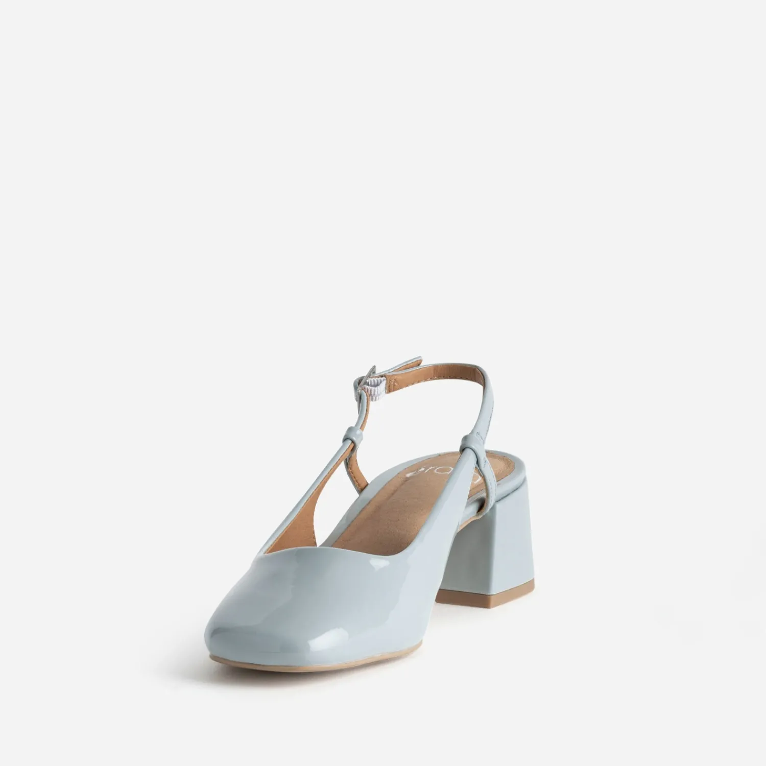 Eram Escarpins^Babies slingback baby blue vernies BLEU
