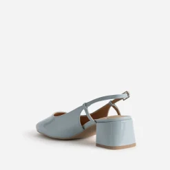 Eram Escarpins^Babies slingback baby blue vernies BLEU