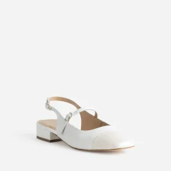 Eram Ballerines^Babies slingback écrue cuir ECRU