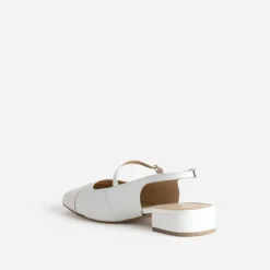 Eram Ballerines^Babies slingback écrue cuir ECRU