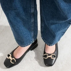 Eram Ballerines^Ballerine à talon e NOIR