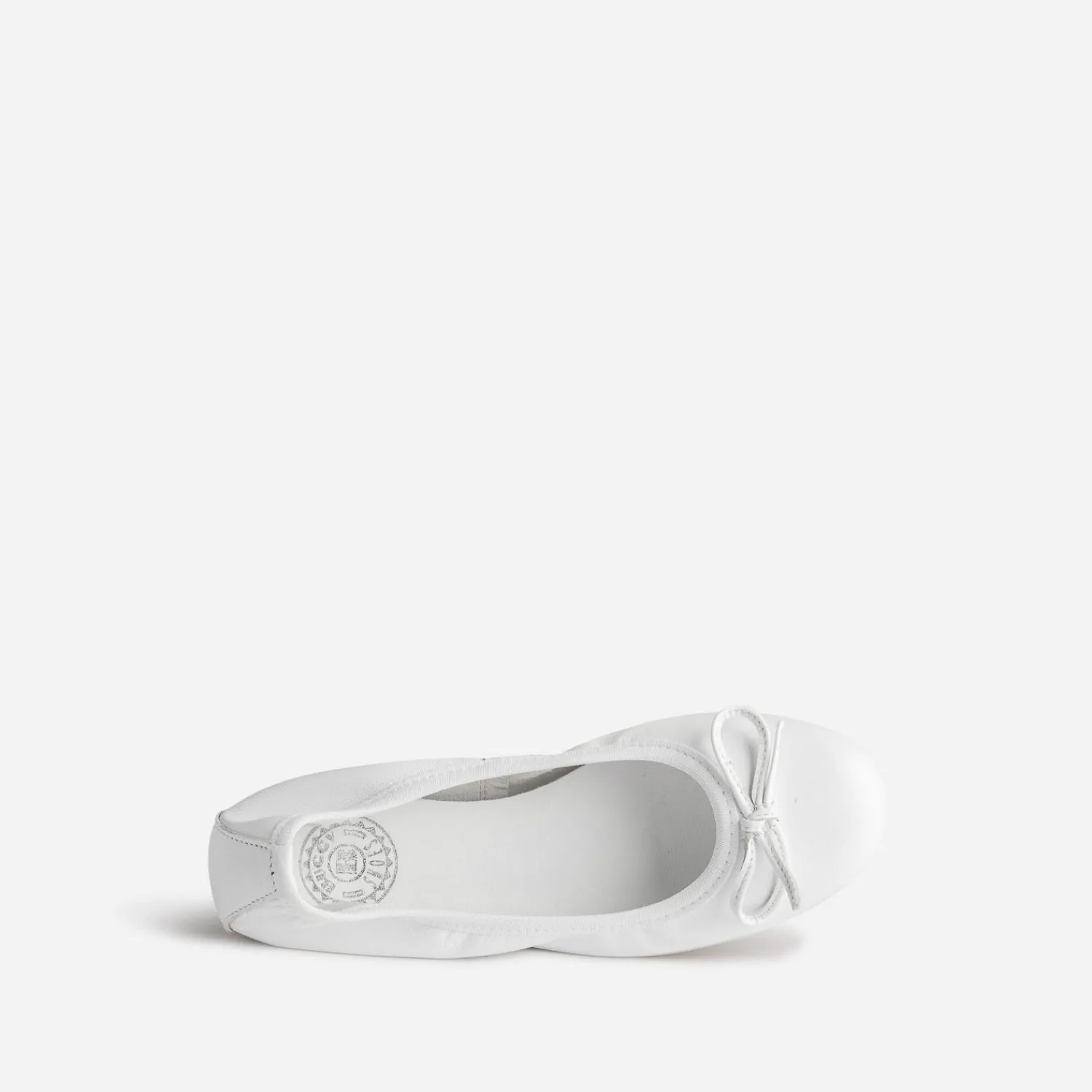 Buggy Ballerines^Ballerine he en cuir BLANC