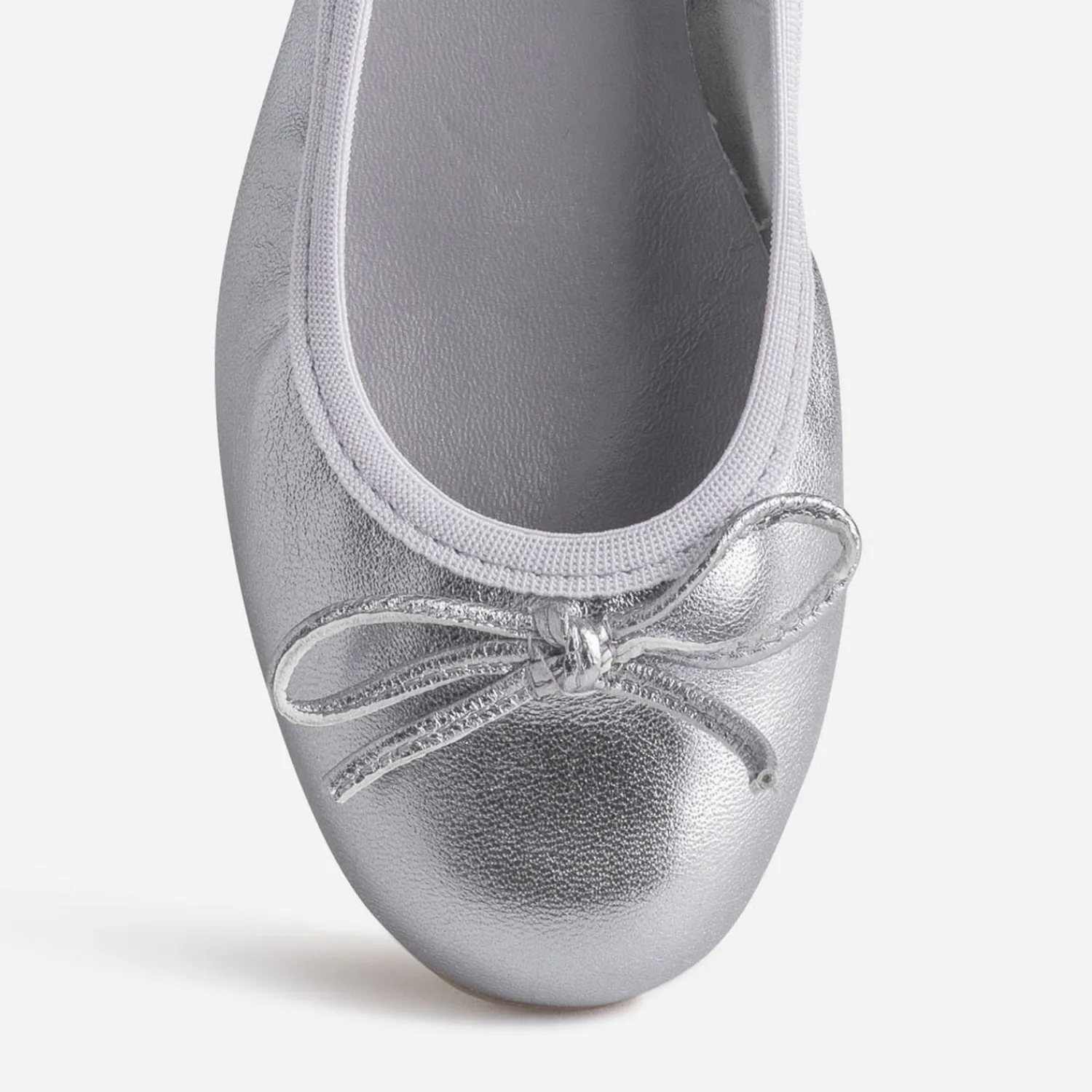 Buggy Ballerines^Ballerine parme en cuir métallisé VIOLET