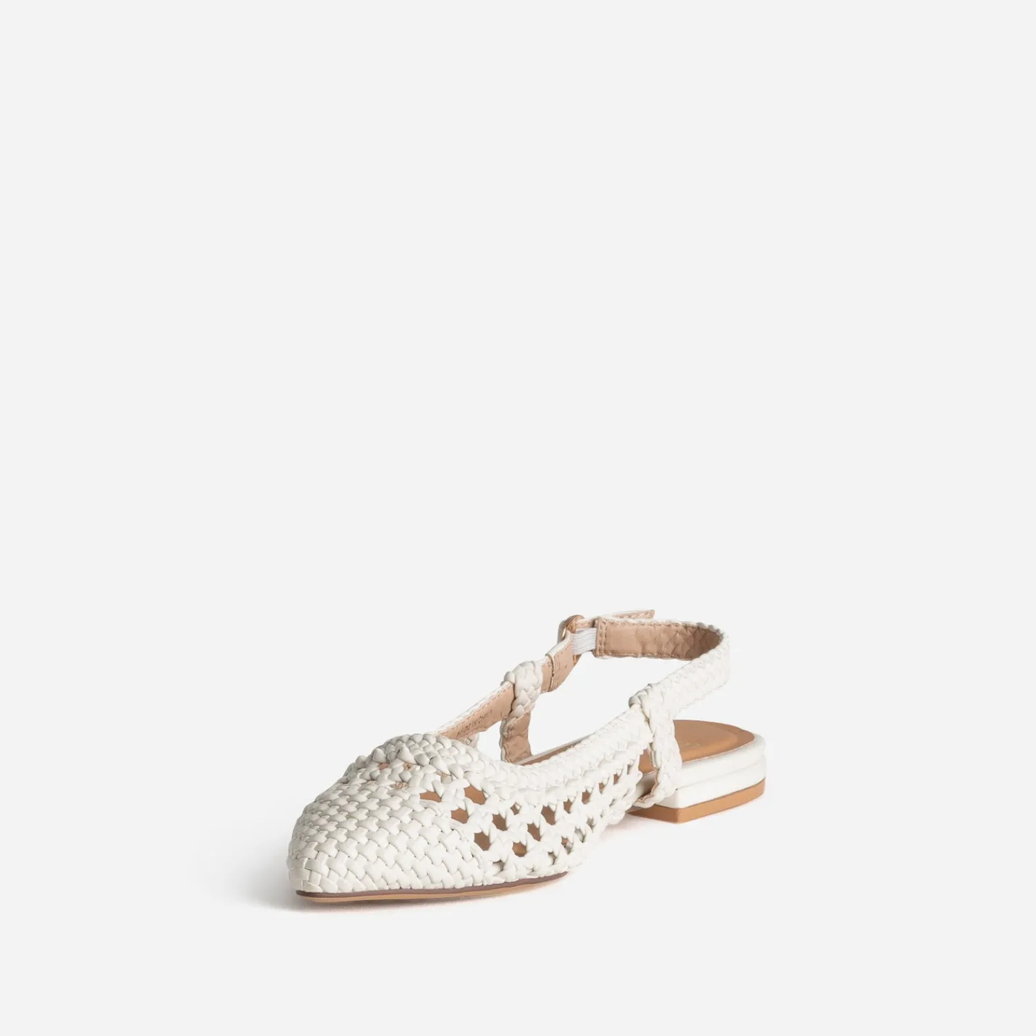 Eram Ballerines^Ballerine cannage écru ECRU