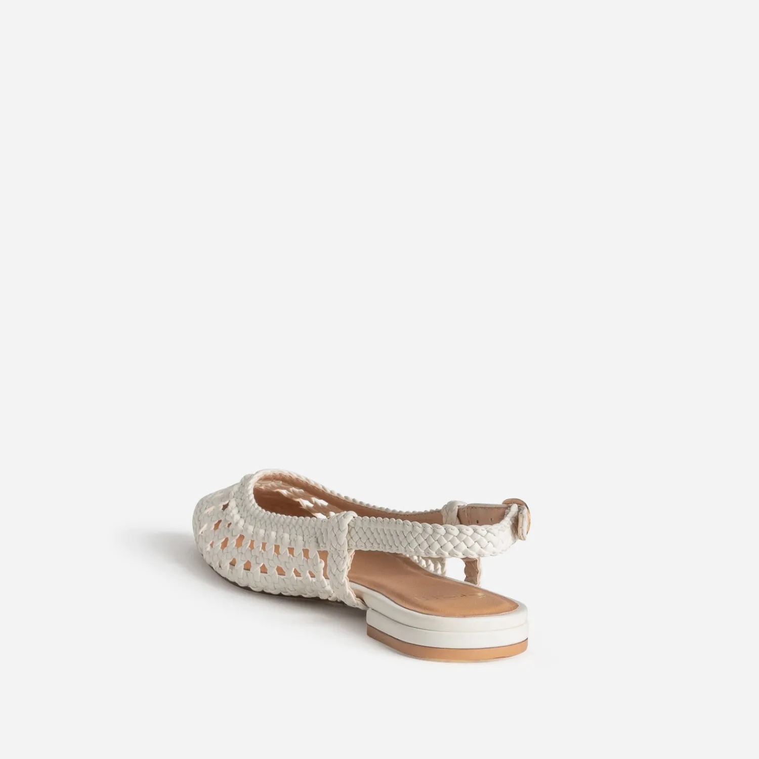 Eram Ballerines^Ballerine cannage écru ECRU