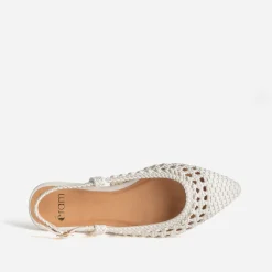 Eram Ballerines^Ballerine cannage écru ECRU