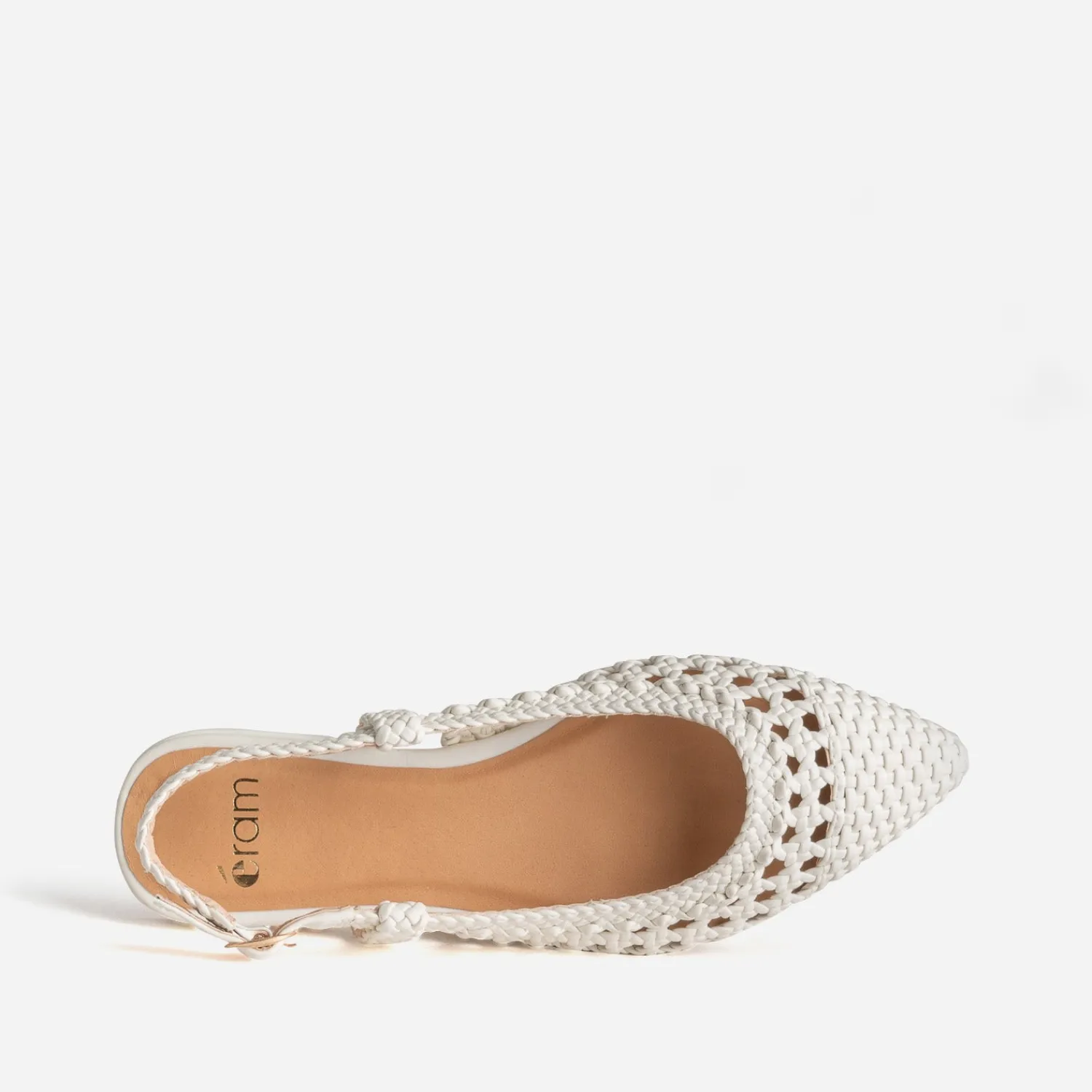 Eram Ballerines^Ballerine cannage écru ECRU