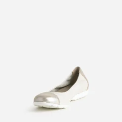 Caprice Ballerines^Ballerine élastiquée à bout irisé BEIGE