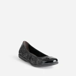 Caprice Ballerines^Ballerine e élastiquée à bout verni NOIR