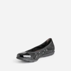 Caprice Ballerines^Ballerine e élastiquée à bout verni NOIR