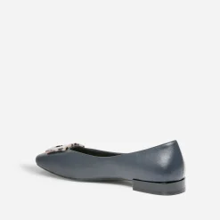 Eram Ballerines^Ballerine décor écailles MARINE