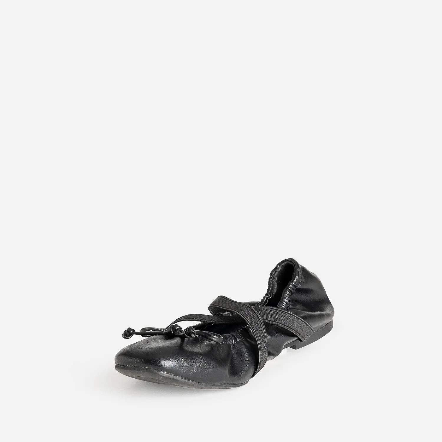 Eram Ballerines^Ballerine e élastiquée brides croisées NOIR