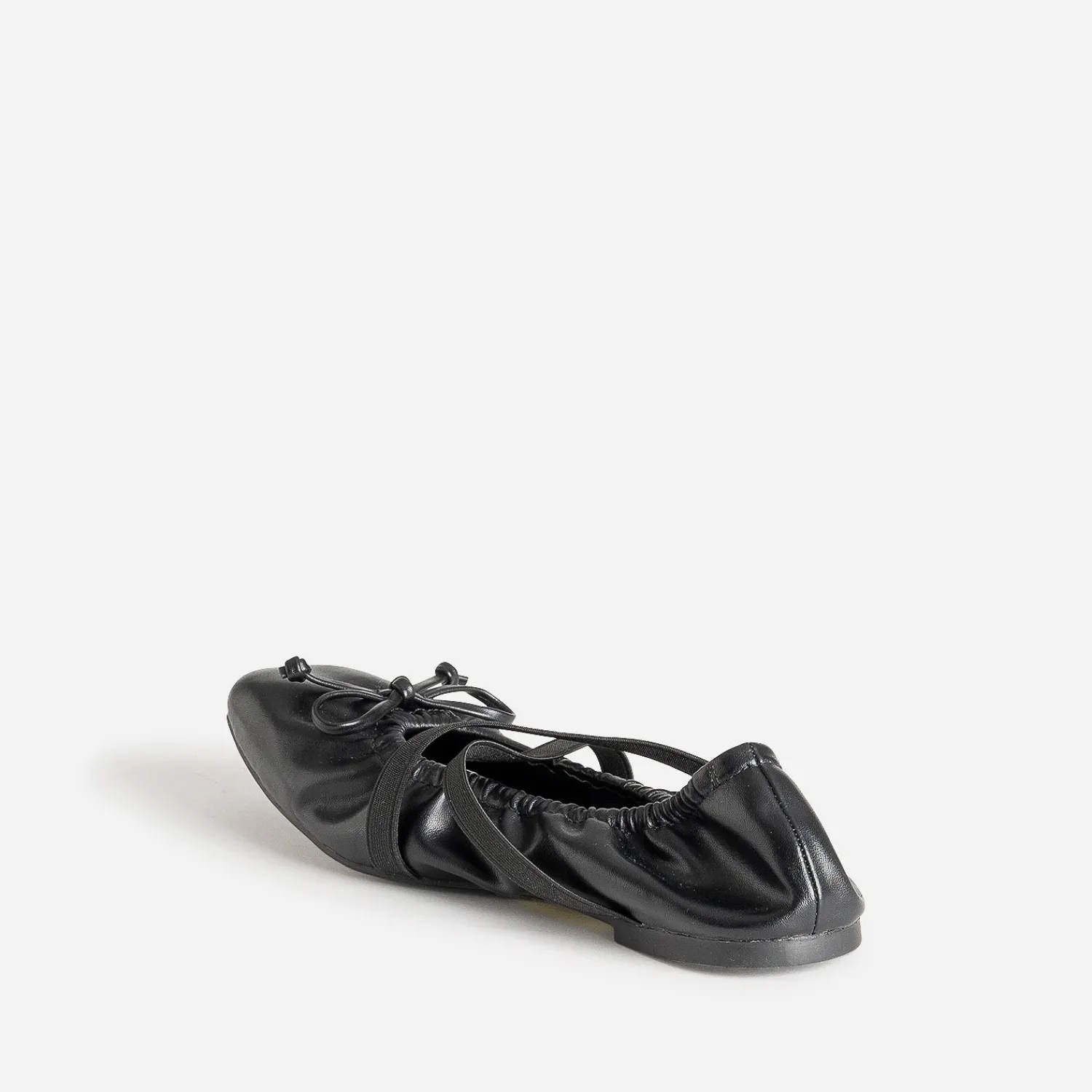 Eram Ballerines^Ballerine e élastiquée brides croisées NOIR