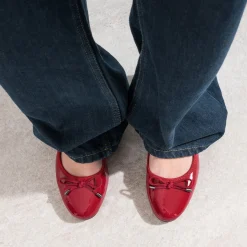 Eram Ballerines^Ballerine vernie ROUGE