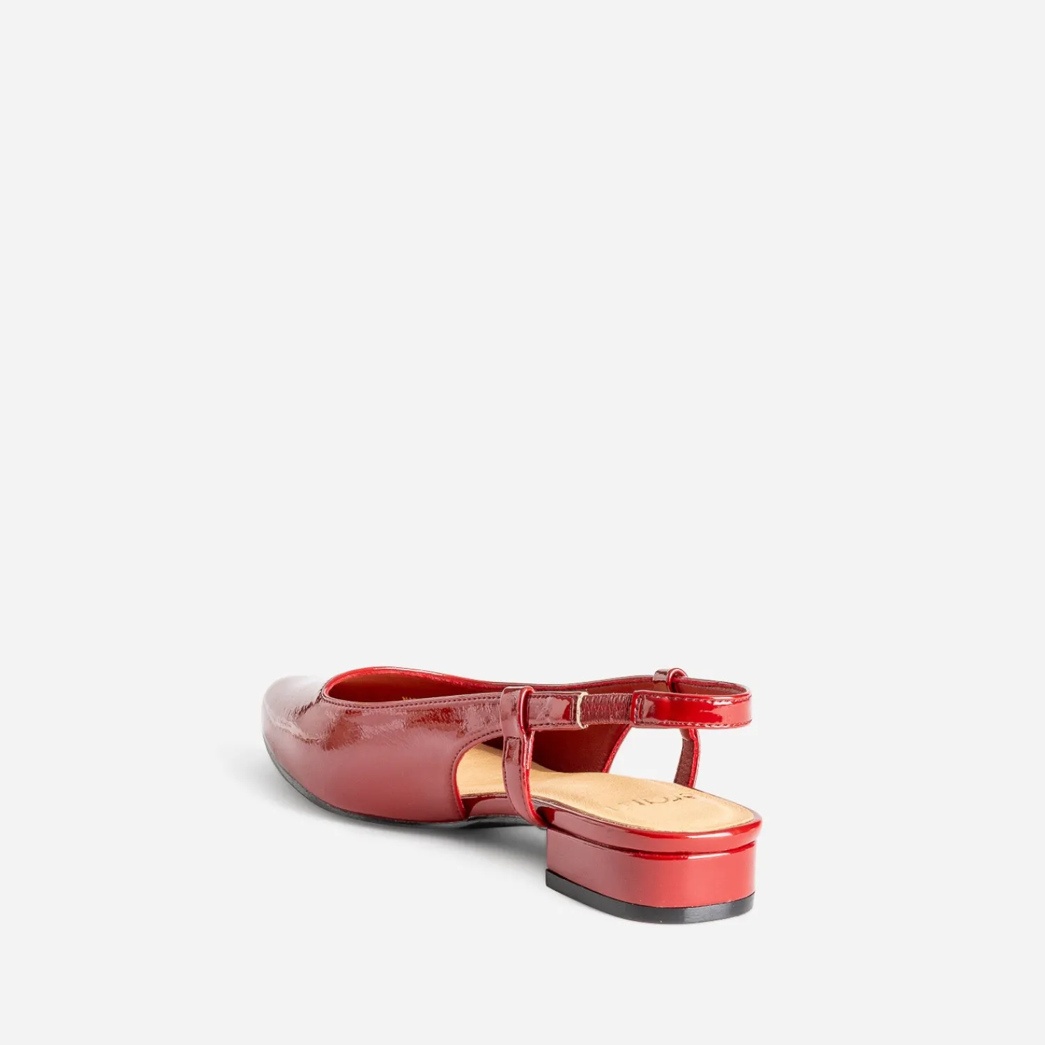 Eram Ballerines^Ballerine slingback vernie ROUGE