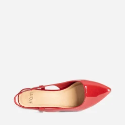 Eram Ballerines^Ballerine slingback vernie ROUGE