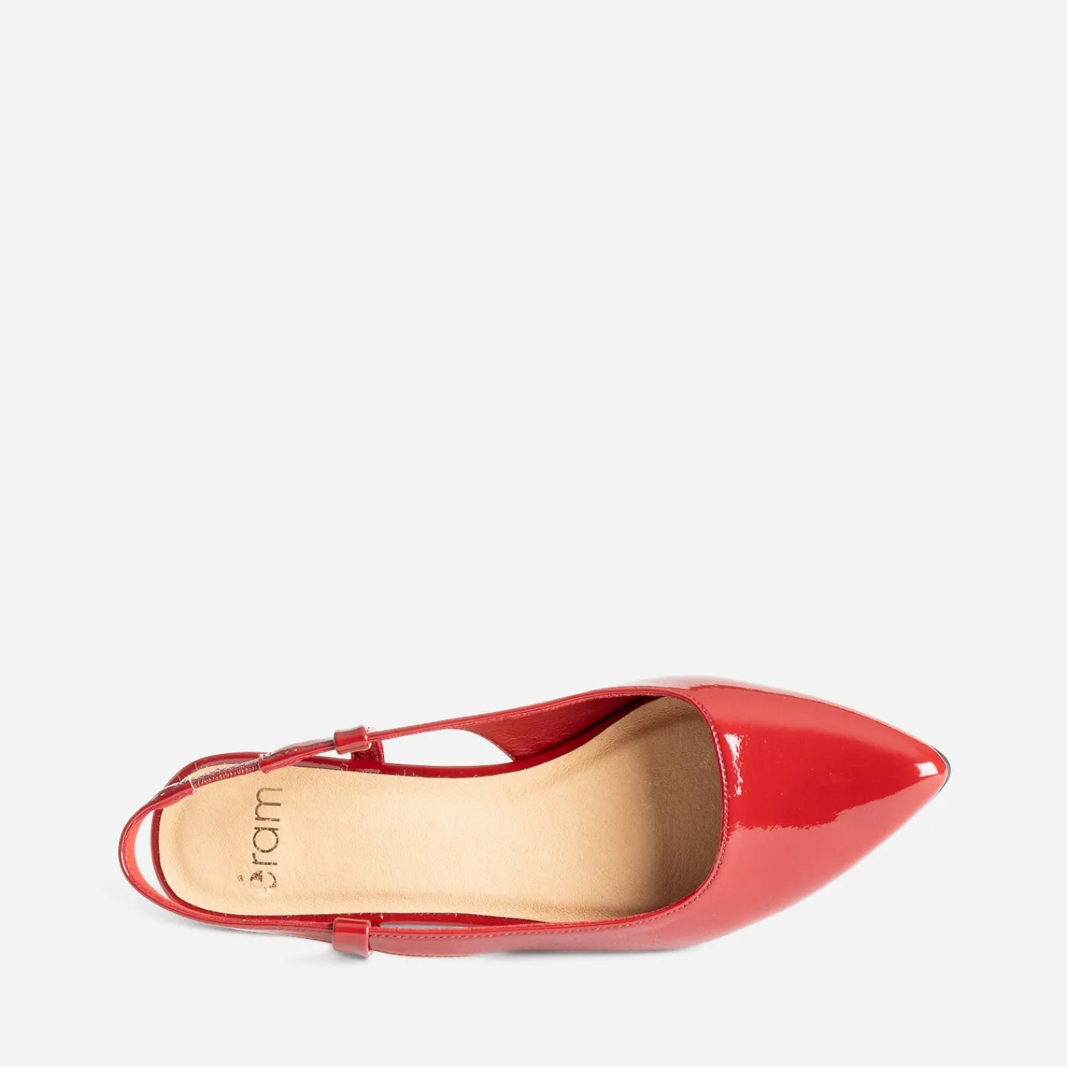 Eram Ballerines^Ballerine slingback vernie ROUGE