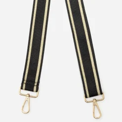 Eram Autres Accessoires^Bandoulière amovible TEXTO e rayures dorées pour sac NOIR