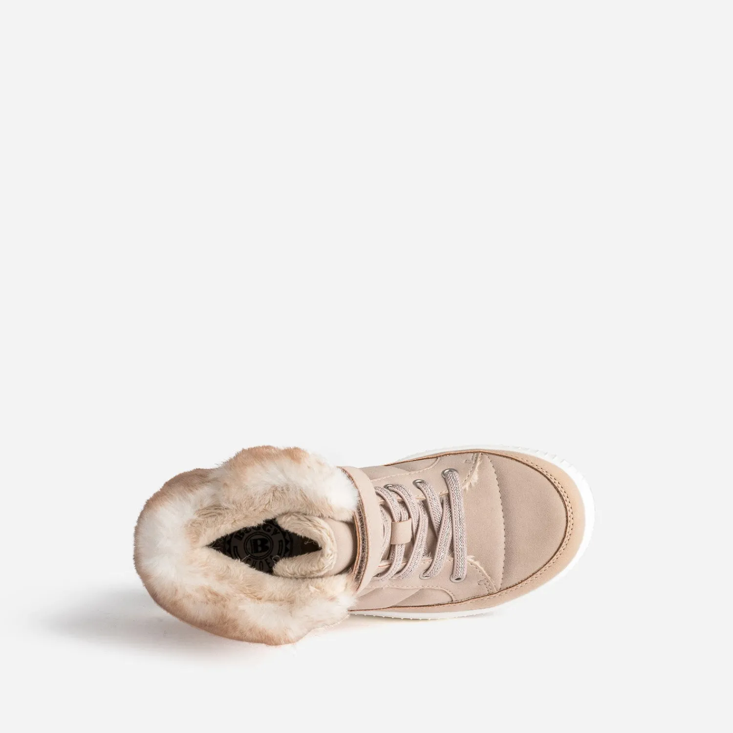 Buggy Boots^Basket rosé fourrée BEIGE