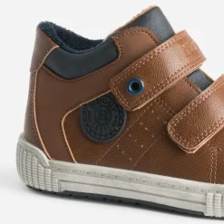 Buggy Chaussures Montantes^Basket à scratchs COGNAC