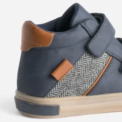 Buggy Chaussures Montantes^Basket et motif chevrons gris MARINE