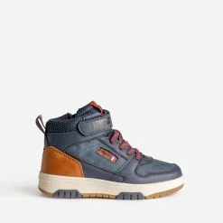 Buggy Chaussures Montantes^Basket lacet rayé rouge MARINE