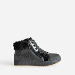 Buggy Boots^Basket e détails cœurs NOIR