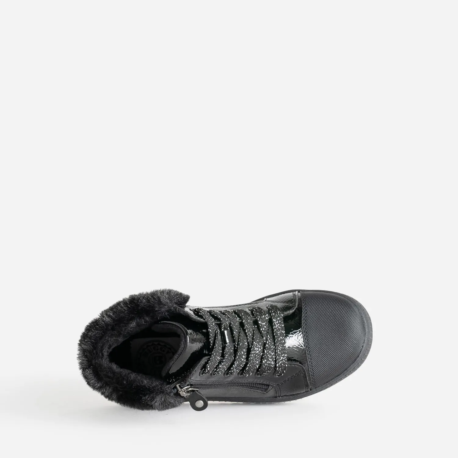 Buggy Boots^Basket e détails cœurs NOIR