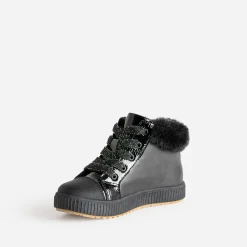 Buggy Boots^Basket e détails cœurs NOIR
