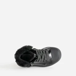 Buggy Boots^Basket e détails cœurs NOIR
