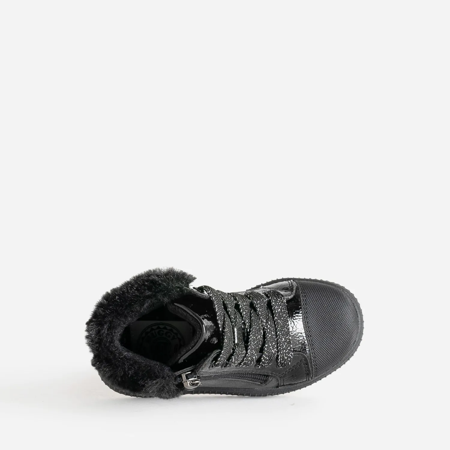 Buggy Boots^Basket e détails cœurs NOIR