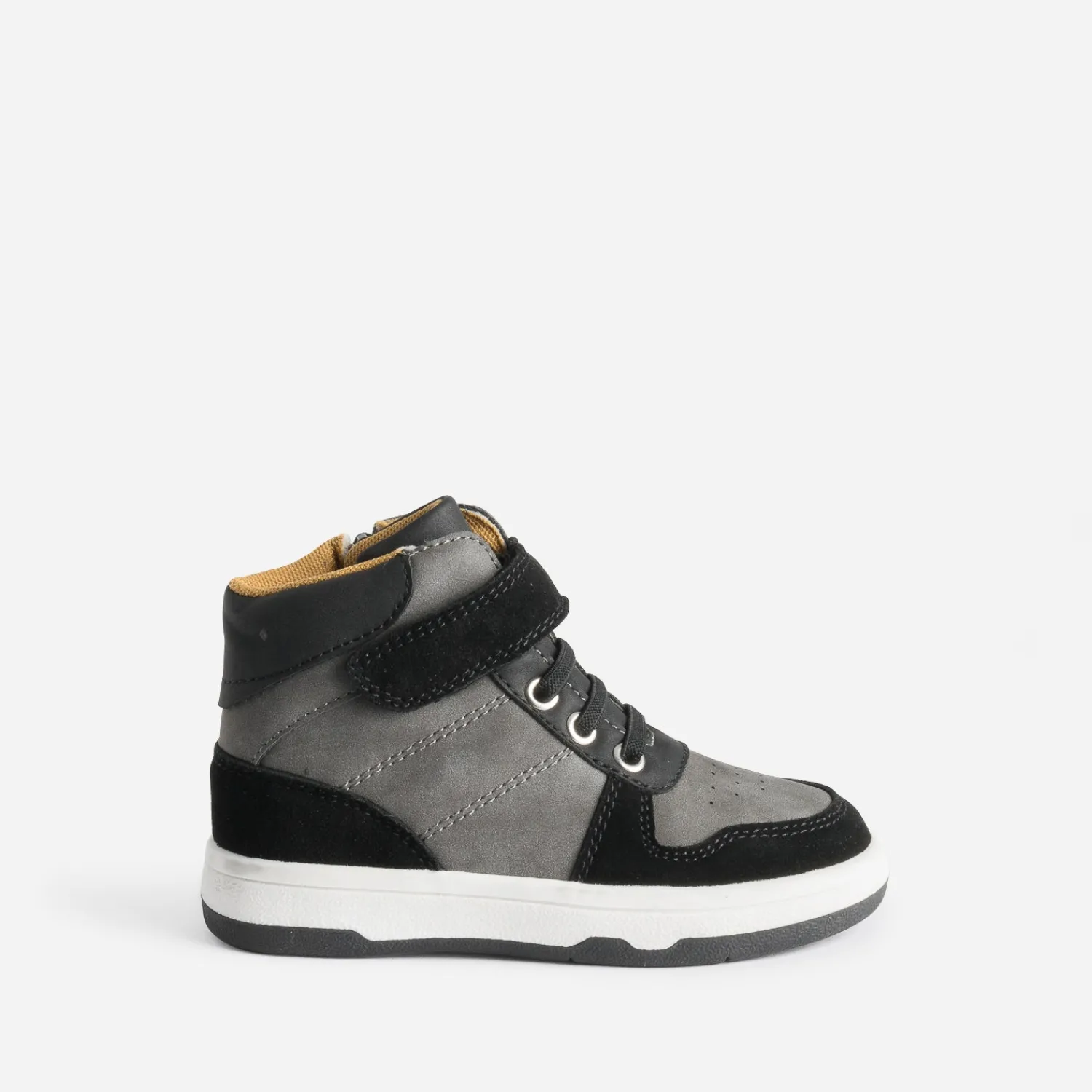 Buggy Chaussures Montantes^Basket noire et grise BLEU