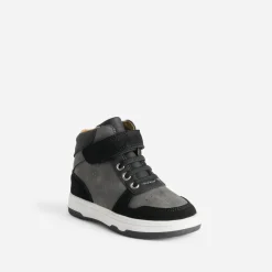 Buggy Chaussures Montantes^Basket noire et grise BLEU