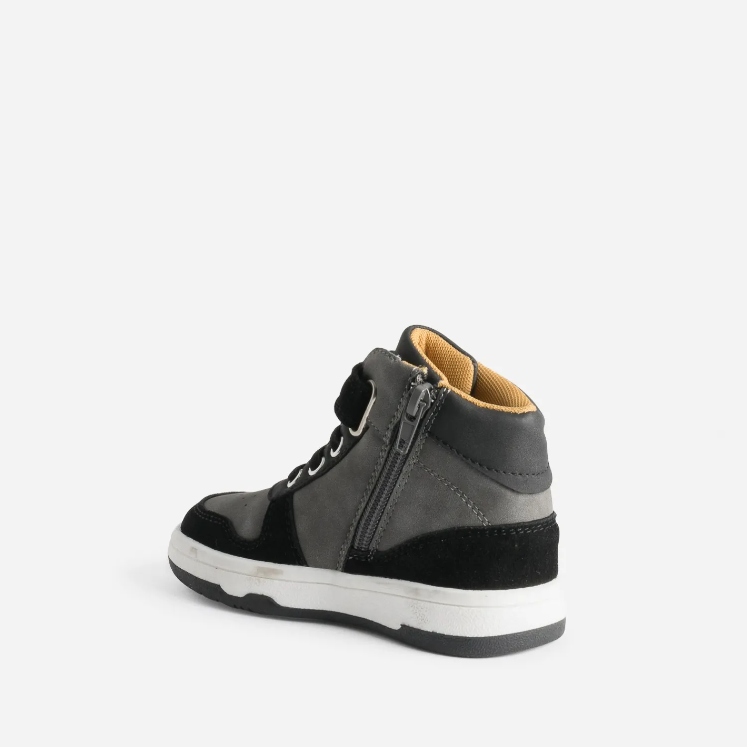 Buggy Chaussures Montantes^Basket noire et grise BLEU