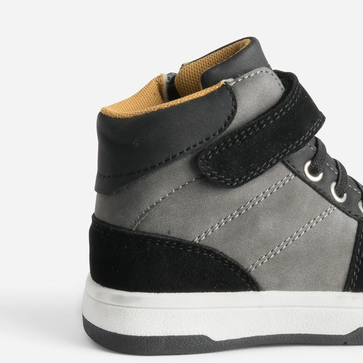 Buggy Chaussures Montantes^Basket noire et grise BLEU