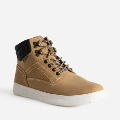 Eram Baskets/Tennis^Basket en cuir nubuck CAMEL