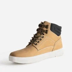 Eram Baskets/Tennis^Basket en cuir nubuck CAMEL