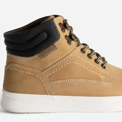 Eram Baskets/Tennis^Basket en cuir nubuck CAMEL